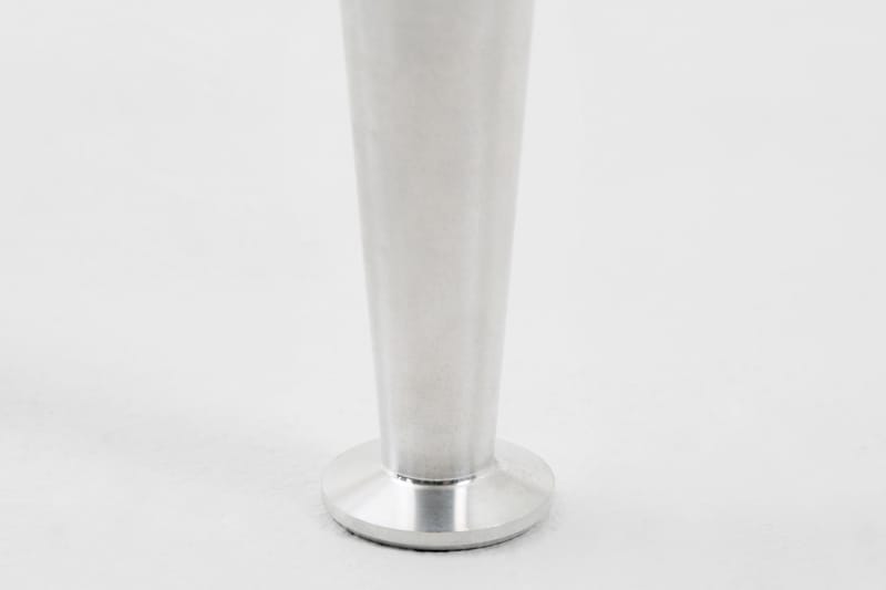 Sängben Smal 12 cm 4-pack Aluminium - Grå|Vit - Inredning - Dekoration & inredningsdetaljer - Dekorbeslag - Beslag - Möbelben