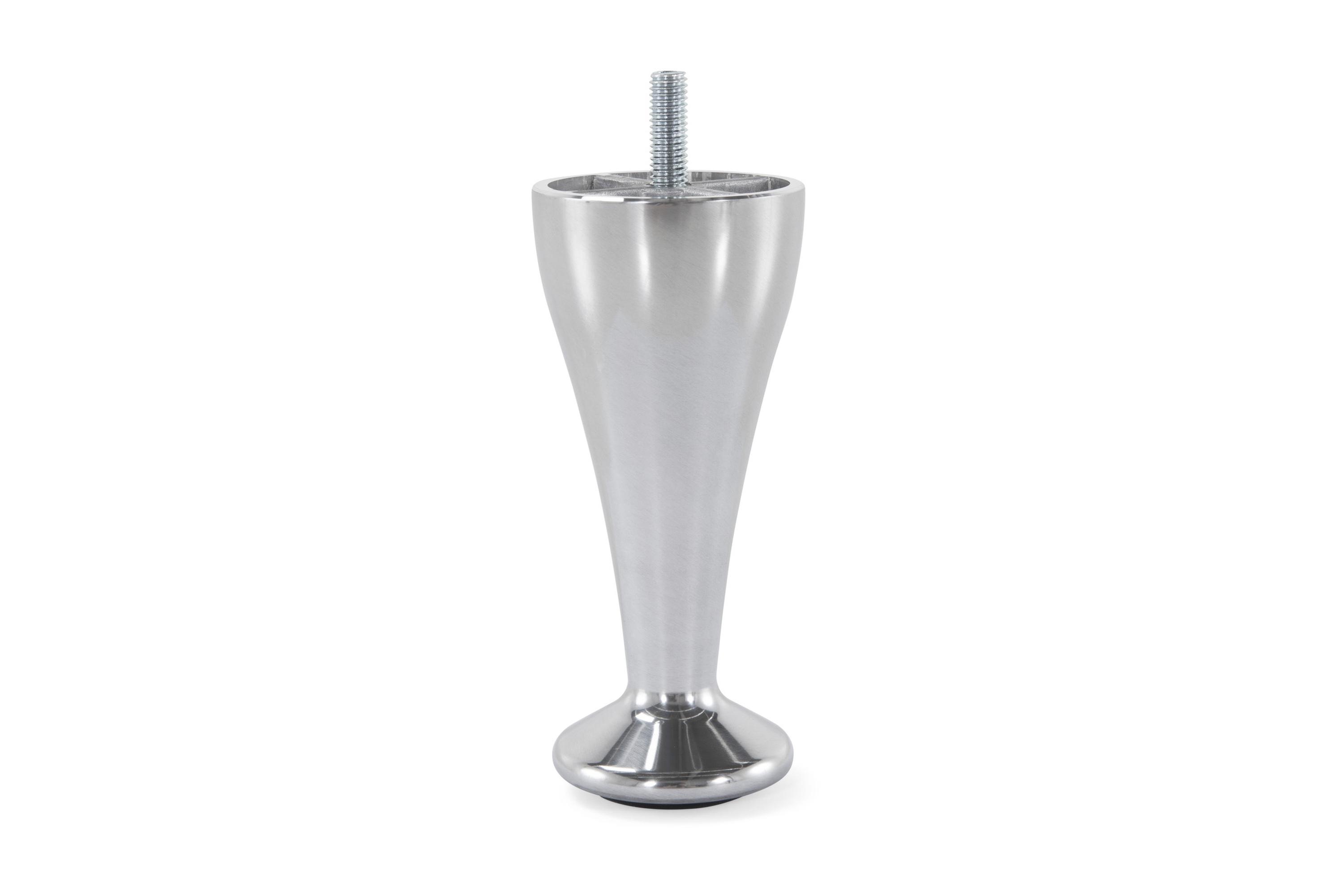 Sängben Silver 4-Pack 12 cm Silver