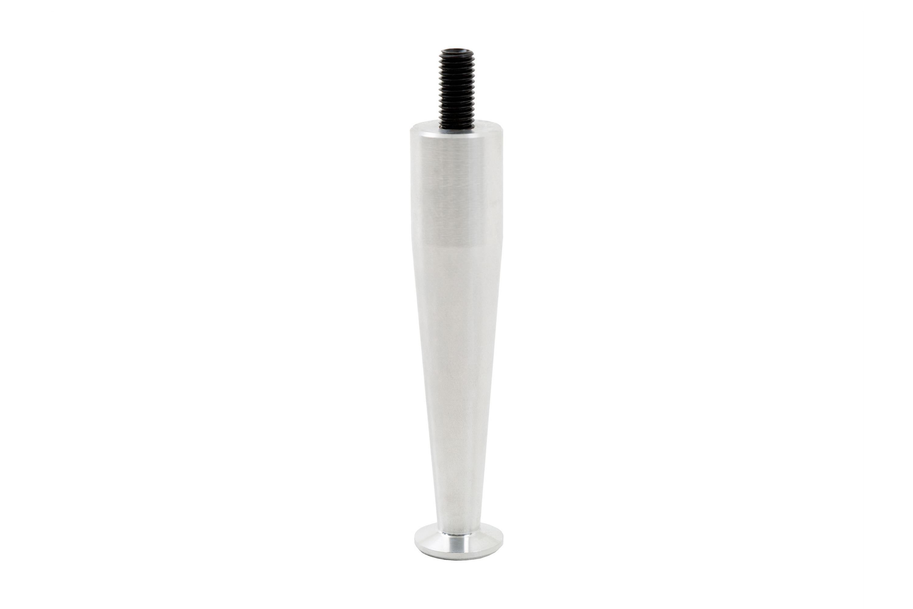 Sängben Smal 12 cm 4-pack Aluminium GråVit