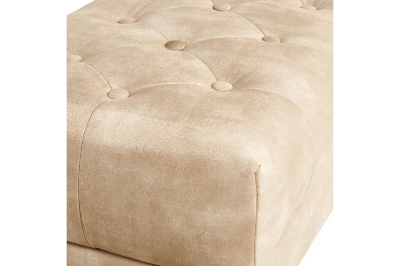 Sittbänk Roseville Beige/guld - Beige/guld - Inredning - Dekoration & inredningsdetaljer - Dekorbeslag - Beslag - Möbelben