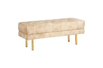 Sittbänk Roseville Beige/guld