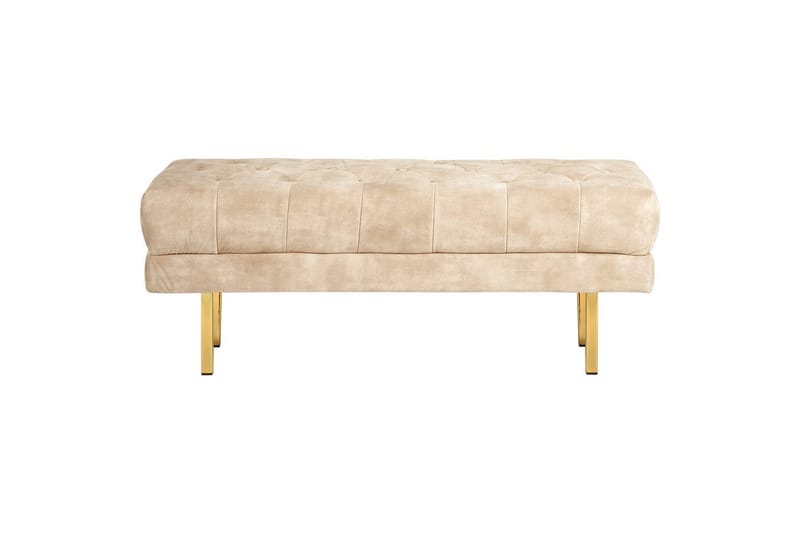 Sittbänk Roseville Beige/guld - Beige/guld - Inredning - Dekoration & inredningsdetaljer - Dekorbeslag - Beslag - Möbelben