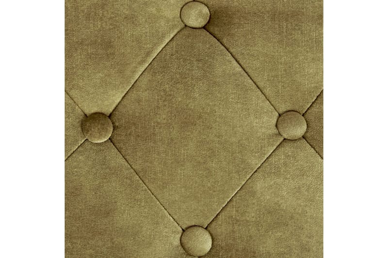 Sittbänk Roseville Grön/guld - Grön/guld - Möbler - Hallmöbler - Hallbänk