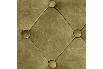 Sittbänk Roseville Grön/guld - Grön/guld - Möbler - Hallmöbler - Hallbänk