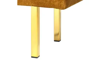 Sittbänk Roseville Gul/Guld - Gul/Guld - Möbler - Hallmöbler - Hallbänk