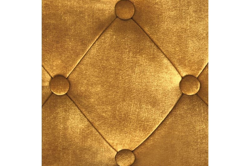 Sittbänk Roseville Gul/Guld - Gul/Guld - Möbler - Hallmöbler - Hallbänk