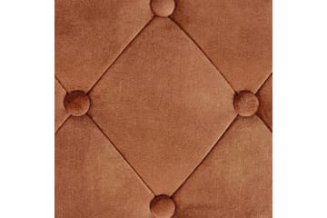 Sittbänk Roseville Rött/guld - Rött/guld - Möbler - Hallmöbler - Hallbänk