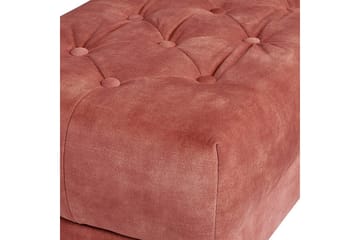 Sittbänk Roseville Rosa/guld - Rosa/guld - Möbler - Hallmöbler - Hallbänk