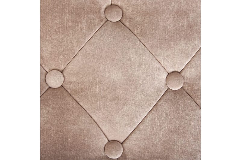 Sittbänk Roseville Taupe/guld - Taupe/guld - Möbler - Hallmöbler - Hallbänk