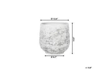 Dioni Kruka 36 cm - Grå - Inredning - Dekoration & inredningsdetaljer - Krukor & ytterkrukor - Utomhuskruka