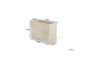 Edessa Kruka 70 cm - Beige - Inredning - Dekoration & inredningsdetaljer - Krukor & ytterkrukor - Utomhuskruka