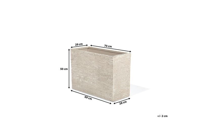 Edessa Kruka 70 cm - Beige - Inredning - Dekoration & inredningsdetaljer - Krukor & ytterkrukor - Utomhuskruka