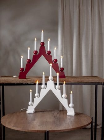 Emma Ljusstake 45 cm - röd - Inredning - Dekoration & inredningsdetaljer - Julpynt & juldekoration