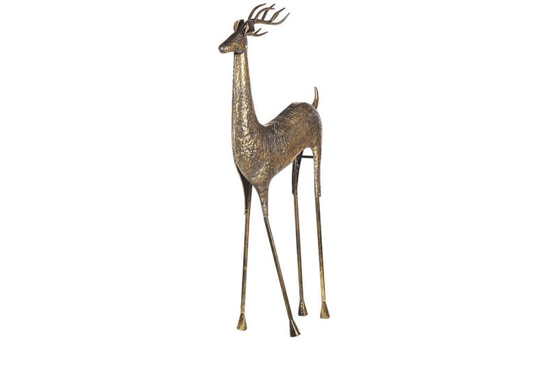 Figur Ahjola Ren - Keramik/Guld - Inredning - Dekoration & inredningsdetaljer