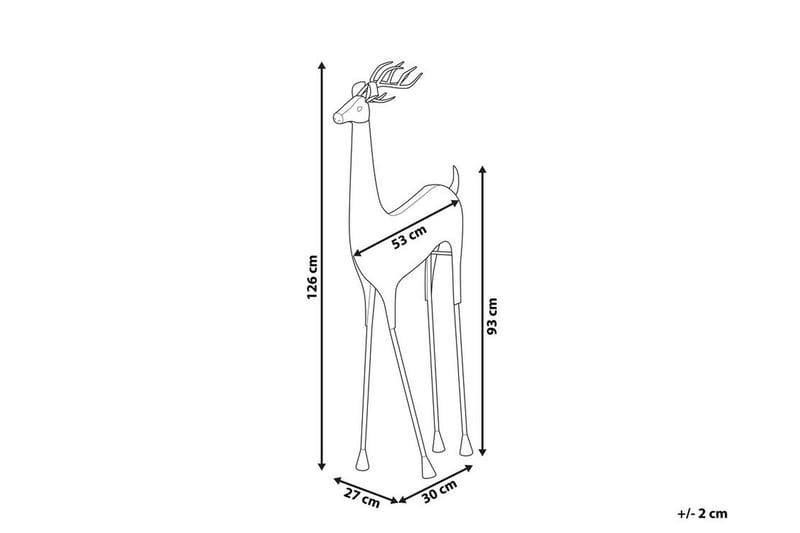 Figur Ahjola Ren - Keramik/Guld - Inredning - Dekoration & inredningsdetaljer