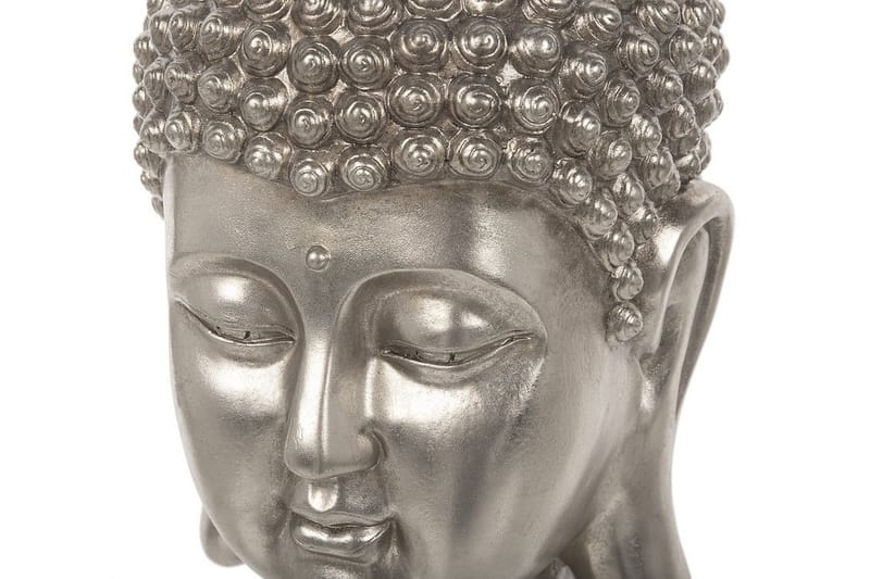 Figur Buddha 24|24|41 cm - Silver - Dekoration & inredningsdetaljer