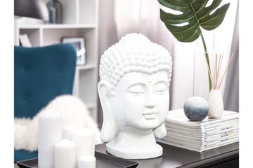 Figur Buddha 24|24|41 cm - Vit - Inredning - Dekoration & inredningsdetaljer