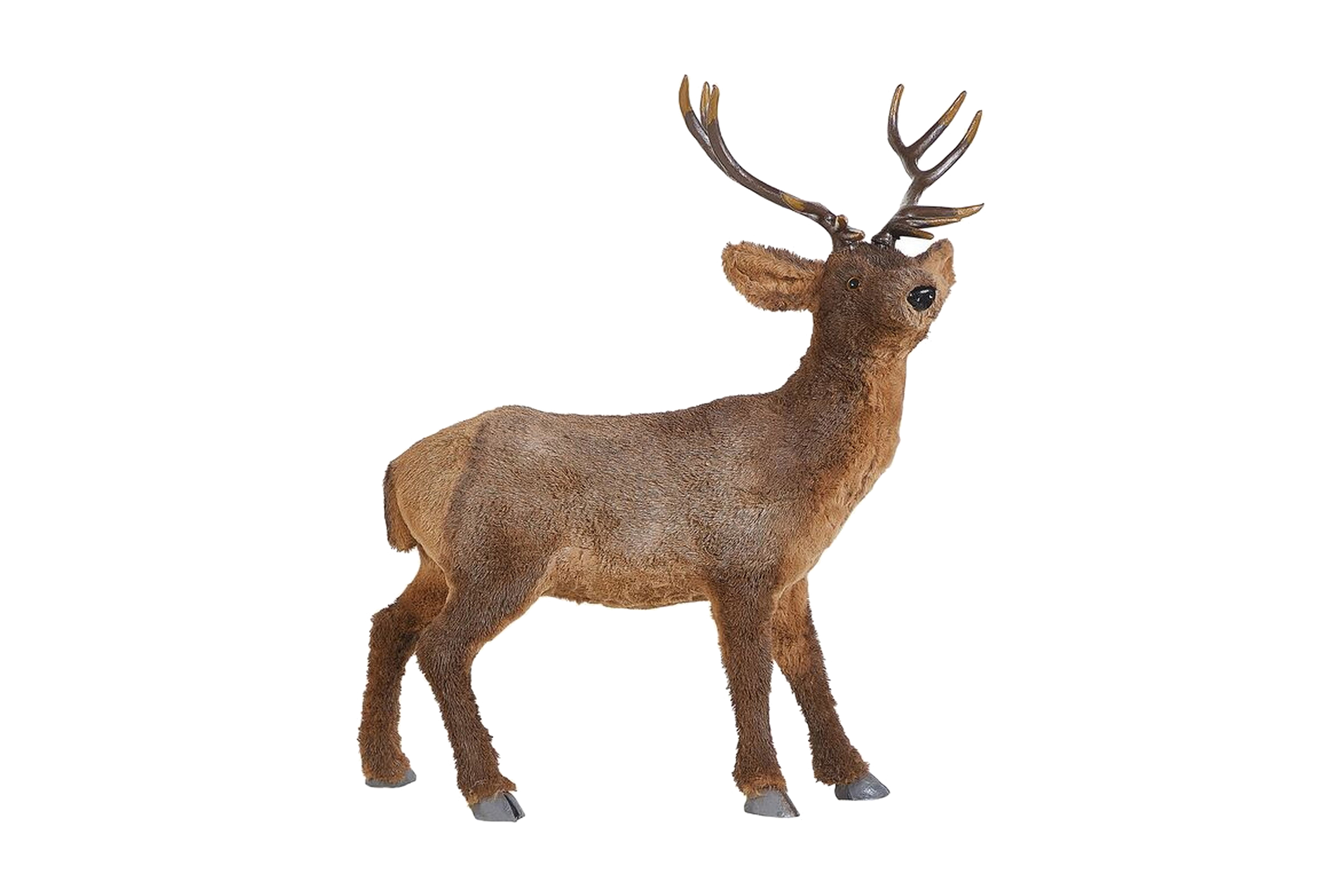 Figur Marivaara Ren Fuskpäls/TräBrun