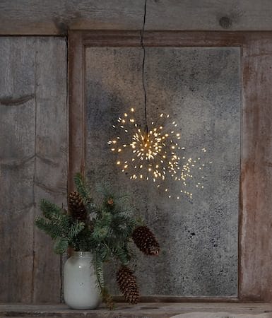 Firework Hängande dekoration belysning 16 cm - svart - Inredning - Dekoration & inredningsdetaljer - Julpynt & juldekoration