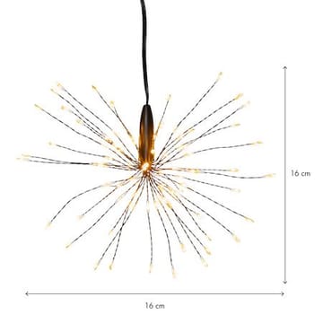 Firework Hängande dekoration belysning 16 cm - svart - Inredning - Dekoration & inredningsdetaljer - Julpynt & juldekoration