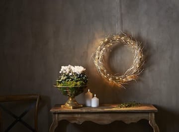 Fizzy Krans med belysning 45 cm - guld - Inredning - Dekoration & inredningsdetaljer - Julpynt & juldekoration