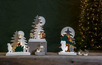 Forest Friends Inomhusdekoration belysning 28 cm - flerfärgad - Inredning - Dekoration & inredningsdetaljer - Julpynt & juldekoration