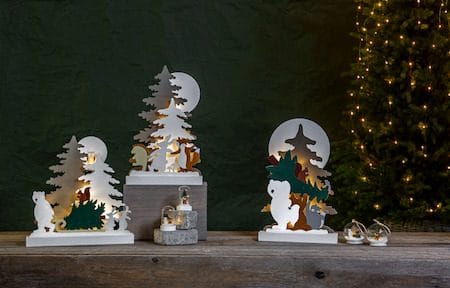 Forest Friends Inomhusdekoration belysning 28 cm - flerfärgad - Inredning - Dekoration & inredningsdetaljer - Julpynt & juldekoration