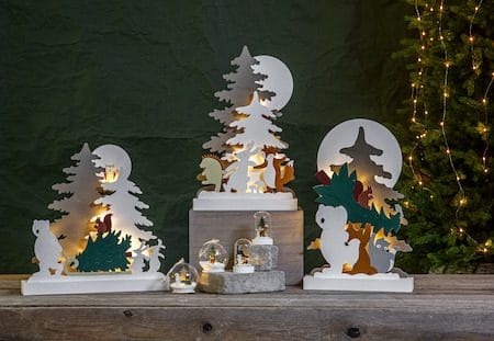 Forest Friends Inomhusdekoration belysning 28 cm - flerfärgad - Inredning - Dekoration & inredningsdetaljer - Julpynt & juldekoration