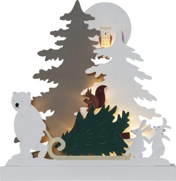 Forest Friends Inomhusdekoration belysning 37 cm - flerfärgad - Inredning - Dekoration & inredningsdetaljer - Julpynt & juldekoration
