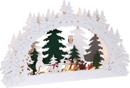 Forest Friends Ljusstake 45 cm - flerfärgad - Inredning - Dekoration & inredningsdetaljer - Julpynt & juldekoration