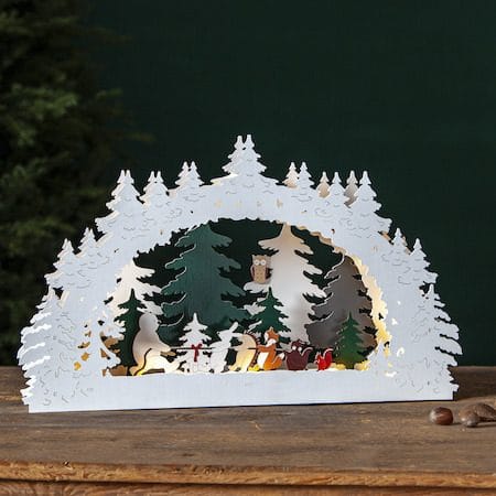 Forest Friends Ljusstake 45 cm - flerfärgad - Inredning - Dekoration & inredningsdetaljer - Julpynt & juldekoration