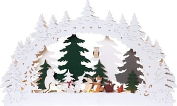 Forest Friends Ljusstake 45 cm - flerfärgad - Inredning - Dekoration & inredningsdetaljer - Julpynt & juldekoration