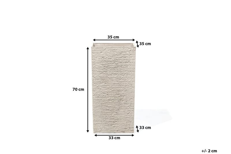 Gaza Kruka 35 cm - Beige - Inredning - Dekoration & inredningsdetaljer - Krukor & ytterkrukor - Utomhuskruka