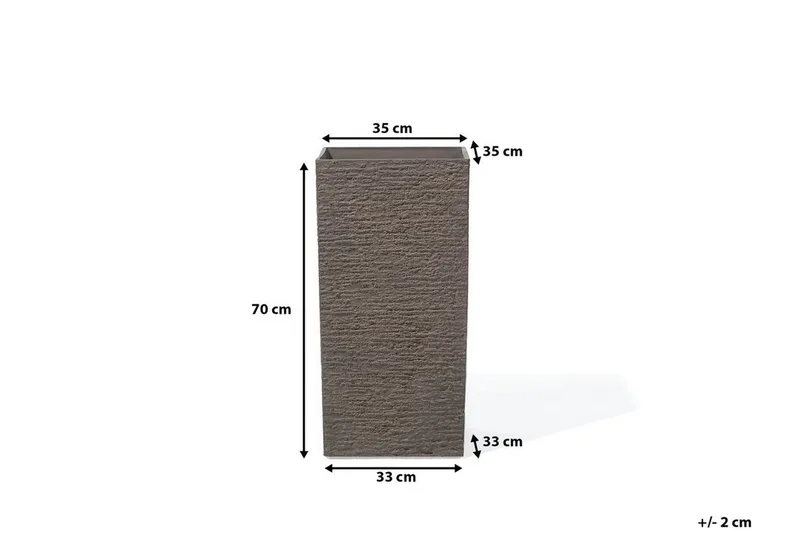 Gaza Kruka 35 cm - Brun - Inredning - Dekoration & inredningsdetaljer - Krukor & ytterkrukor - Utomhuskruka