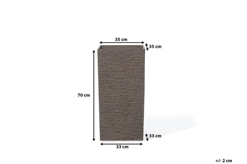 Gaza Kruka 35 cm - Brun - Inredning - Dekoration & inredningsdetaljer - Krukor & ytterkrukor - Utomhuskruka