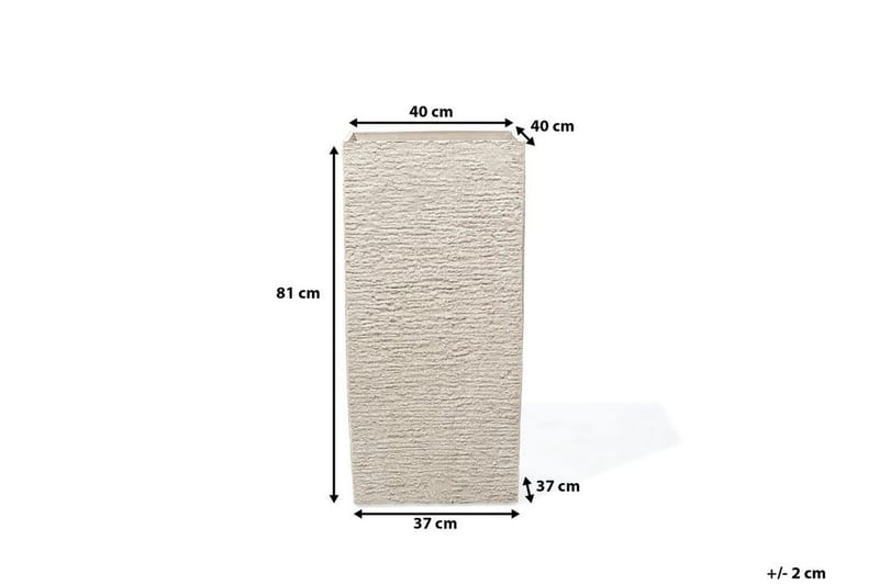 Gaza Kruka 40 cm - Beige - Inredning - Dekoration & inredningsdetaljer - Krukor & ytterkrukor - Utomhuskruka