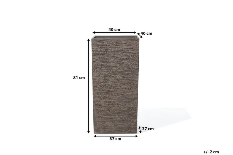 Gaza Kruka 40 cm - Brun - Inredning - Dekoration & inredningsdetaljer - Krukor & ytterkrukor - Utomhuskruka