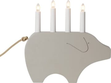 Gry Ljusstake 28.5 cm - beige - Inredning - Dekoration & inredningsdetaljer - Julpynt & juldekoration