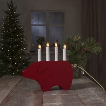 Gry Ljusstake 28.5 cm - röd - Inredning - Dekoration & inredningsdetaljer - Julpynt & juldekoration