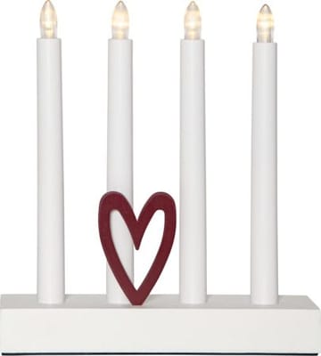 Hilma Ljusstake 22 cm - vit - Inredning - Dekoration & inredningsdetaljer - Julpynt & juldekoration
