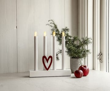 Hilma Ljusstake 22 cm - vit - Inredning - Dekoration & inredningsdetaljer - Julpynt & juldekoration