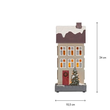 Hus Inomhusdekoration Julbelysning 24 cm - beige - Inredning - Dekoration & inredningsdetaljer - Julpynt & juldekoration