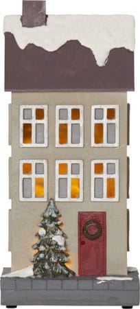 Hus Inomhusdekoration Julbelysning 24 cm - beige - Inredning - Dekoration & inredningsdetaljer - Julpynt & juldekoration