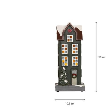 Hus Inomhusdekoration Julbelysning 25 cm - grön - Inredning - Dekoration & inredningsdetaljer - Julpynt & juldekoration