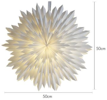 Ice Pappersstjärna 50 cm - vit - Inredning - Dekoration & inredningsdetaljer - Julpynt & juldekoration