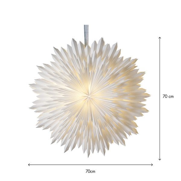 Ice Pappersstjärna 70 cm - vit - Inredning - Dekoration & inredningsdetaljer - Julpynt & juldekoration
