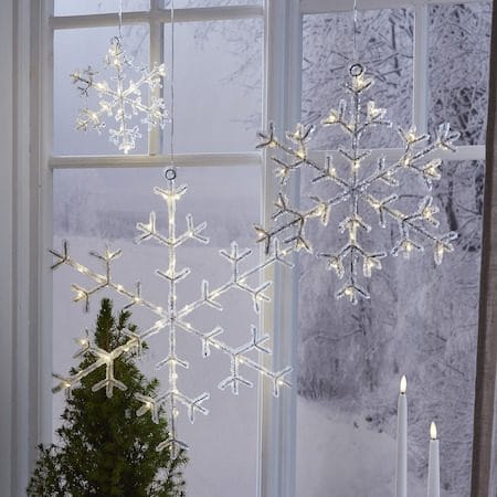 Icy Snöflinga 40 cm - transparent - Inredning - Dekoration & inredningsdetaljer - Julpynt & juldekoration
