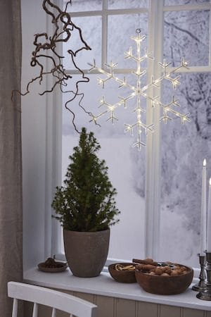 Icy Snöflinga 40 cm - transparent - Inredning - Dekoration & inredningsdetaljer - Julpynt & juldekoration