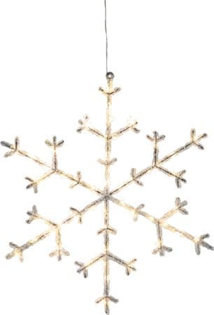 Icy Snöflinga 40 cm - transparent - Inredning - Dekoration & inredningsdetaljer - Julpynt & juldekoration