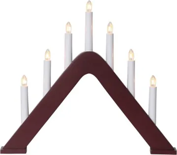 Jarve Ljusstake 41 cm - röd - Inredning - Dekoration & inredningsdetaljer - Julpynt & juldekoration